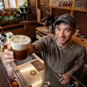 Brandon Jo, seen with the Mont Blanc, is the owner of Melbourne’s Good Measure Cafe.