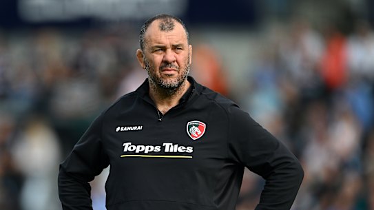 Leicester Tigers coach Michael Cheika.