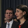 Gladys Berejiklian did not contest the leadership, leaving the field open for Mike Baird.