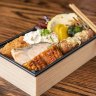 Fish bento box at Domo 39.