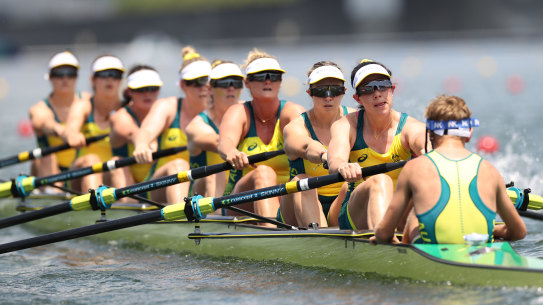 Australia’s women’s eight.