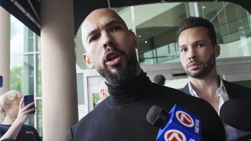 Influencer Andrew Tate accused of sexually assaulting girlfriend in LA hotel