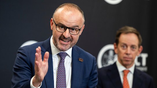 ACT Chief Minister Andrew Barr and Attorney-General Shane Rattenbury formally released the report on Monday.