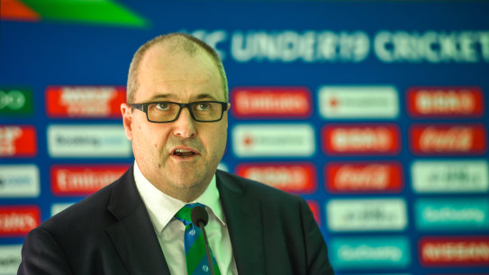 Former ICC chief executive Geoff Allardice.