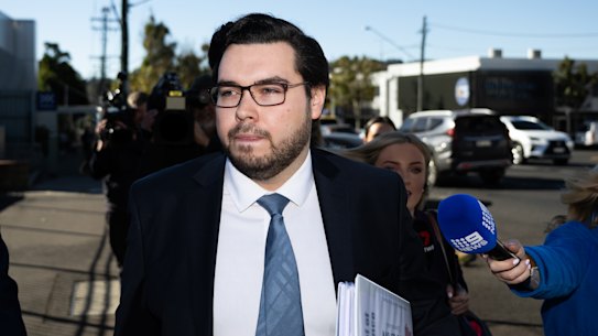 Bruce Lehrmann in June last year.