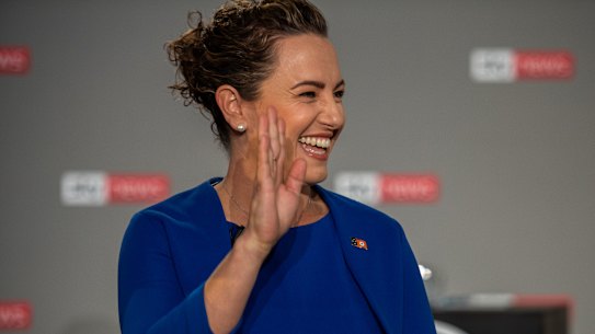 Finocchiaro claimed victory as the first female CLP Chief Minister-elect.