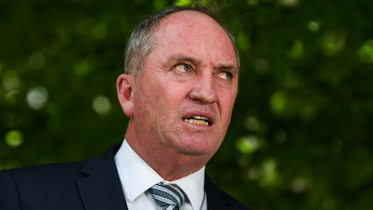 Barnaby Joyce is being urged from some to challenge party leader Michael McCormack