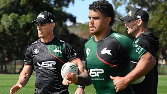 John Morris and Latrell Mitchell.