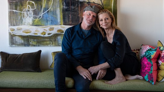 Heather Mitchell and Martin McGrath: “It’s great working in the same industry: we understand how much work means to us both.”