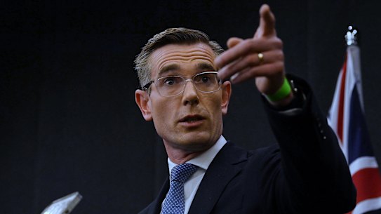 NSW Premier Dominic Perrottet on Tuesday.