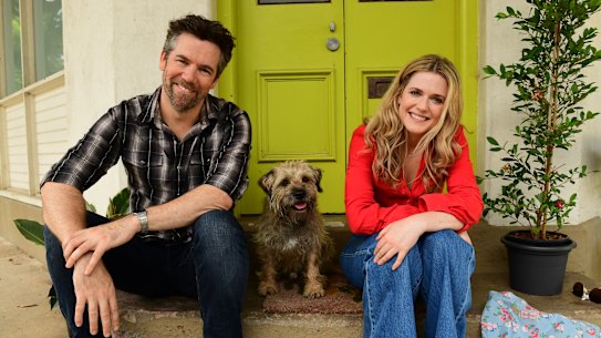 Patrick Brammall and Harriet Dyer, the creators and stars of Colin From Accounts.