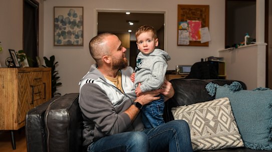 Reece Turner and his family live in the Calwell electorate which has the lowest access rates to childcare and the highest rates of developmental vulnerability. His son, Oliver, goes to childcare centre in Tullamarine. 