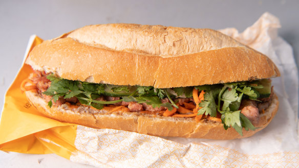 The classic banh mi pork roll from  Phuoc Thanh in Richmond.