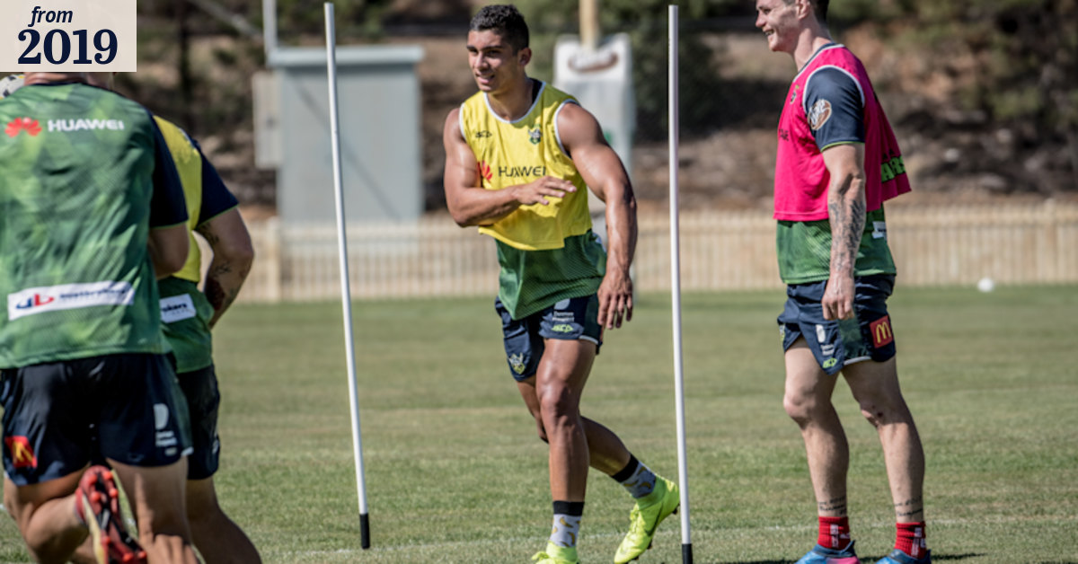 Canberra Raiders upgrade Bailey Simonsson ahead of Parramatta trial