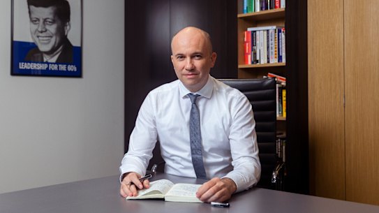 Treasurer Matt Kean is relaxed ahead of releasing his $100 billion budget.