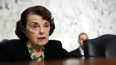 Democratic Senator Dianne Feinstein.
