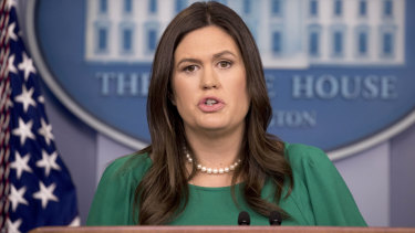 White House press secretary Sarah Sanders said Trump had done a tremendous job.
