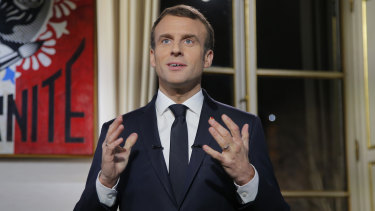 Emmanuel Macron's government has been besieged by ''yellow vest'' protests.