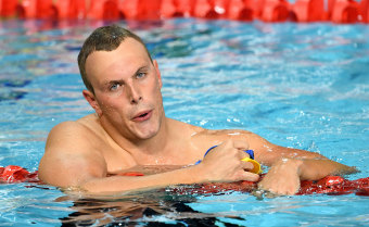 China bound? Kyle Chalmers is one Australian who is considering swimming in the Champions Swim Series.