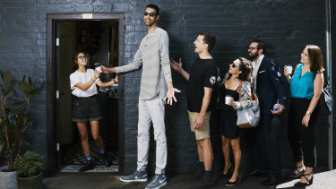 Australia S Tallest Man Kewal Shiels Is Taking Life In His Stride