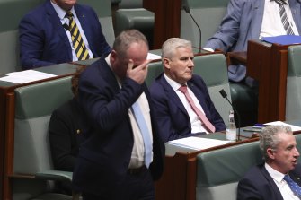 Barnaby Joyce (left) toppled Michael McCormack as Nationals leader in 2021 with a pitch of expanding the Nationals’ seat count.
