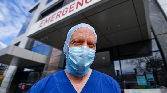 Emergency physician Ron Sultana at Epworth Richmond Emergency Department: worried those with health problems are not seeking treatment.