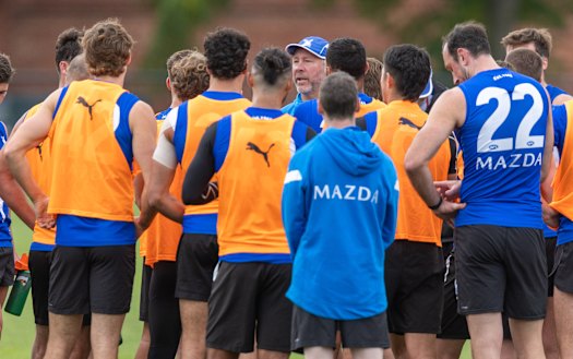 Brett Ratten is coaching North Melbourne while Alastair Clarkson is on leave.