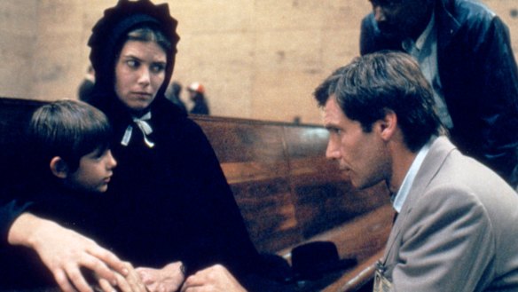 Lukas Haas, Kelly McGillis and Harrison Ford in Witness.