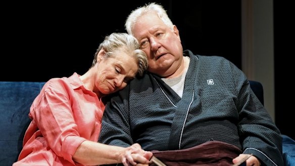 Diane Craig and John Wood in Crunch Time.