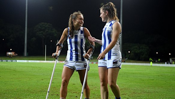 Kangaroos AFLW: Ash Riddell sidelines for six weeks after GWS Giants ...