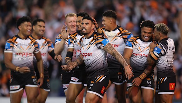 Wests Tigers are flying high equal top of the NRL ladder.
