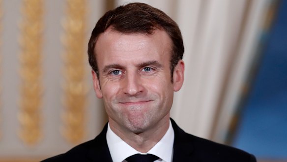 French President Emmanuel Macron.