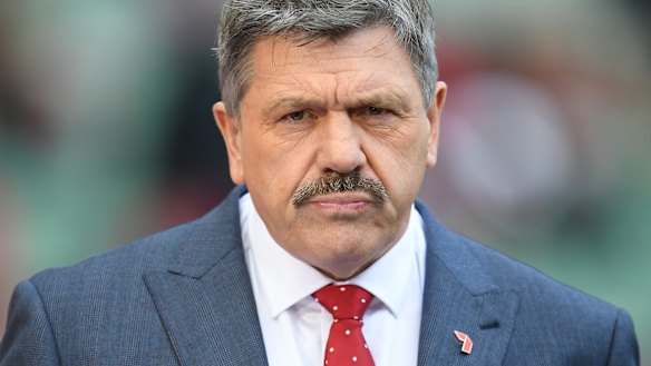 Former VFL and AFL player and commentator Brian Taylor.