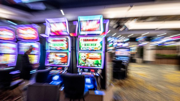 Pokies galore – let’s say 90,000 of them, through which NSW punters lost $9.3 billion last year.  