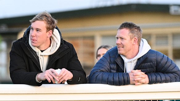 Tom Lynch (left) is more important than ever to Richmond since Jack Riewoldt’s retirement.