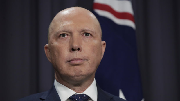 Home Affairs Minister Peter Dutton is taking an asylum seeker test case to the High Court.