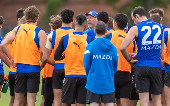 Brett Ratten is coaching North Melbourne while Alastair Clarkson is on leave.