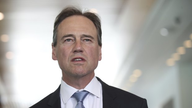 Greg Hunt was “deeply concerned” about the donation from Mr Woodman.