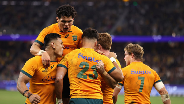 The Wallabies found a way to take a 1-0 series lead. 