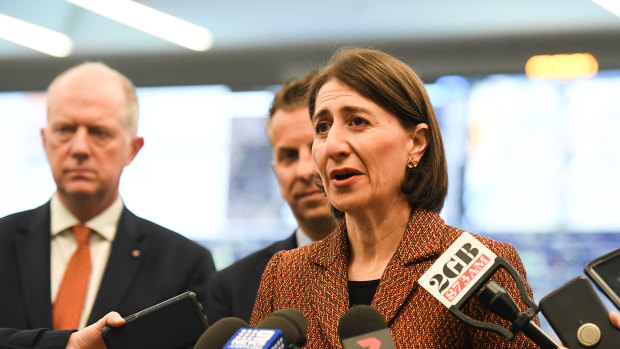 "I believe we have the best rail operations centre potentially in the world": NSW Premier Gladys Berejiklian at the launch on Thursday. 