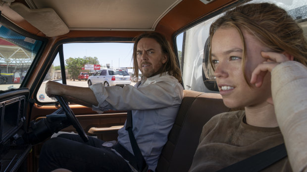 Tim Minchin and Milly Alcock are driving towards redemption in Upright.