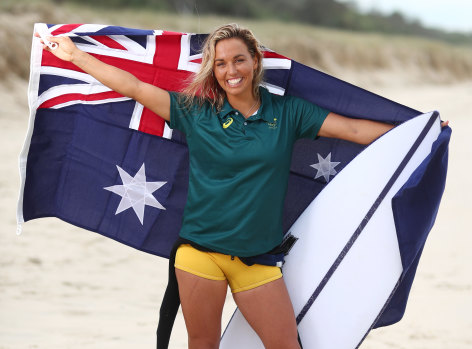Sally Fitzgibbons is eyeing a world title and a spot at the Tokyo Olympics in 2020.