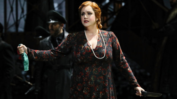 Natalie Aroyan as Odabella in Opera Australia's production of Attila, which has been cancelled.