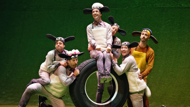 Circa performs Shaun the Sheep Circus Show.