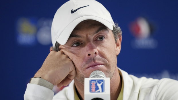 No fan of LIV Golf: Rory McIlroy.