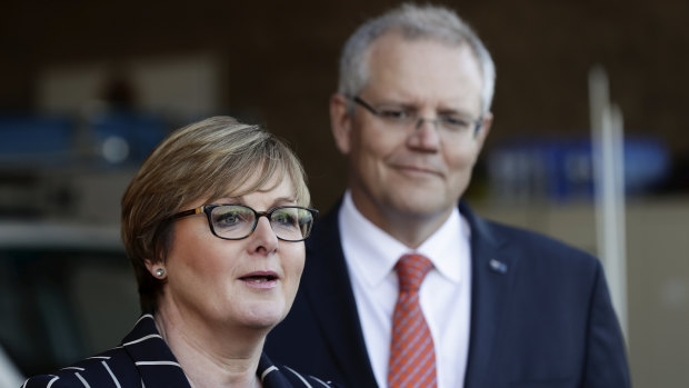 Prime Minister Scott Morrison and Defence Minister Linda Reynolds.