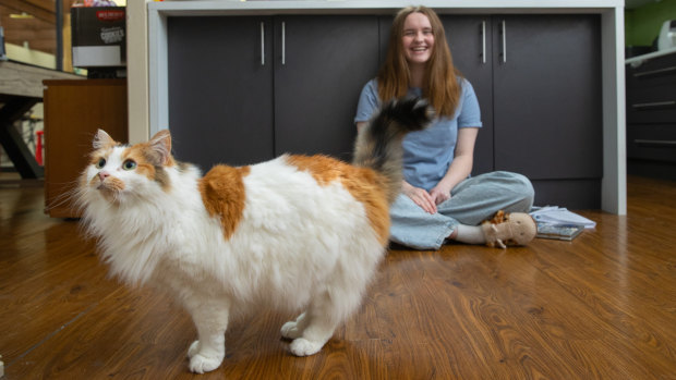 Izzy McAteer has a cat named after the Harry Potter character Luna Lovegood.