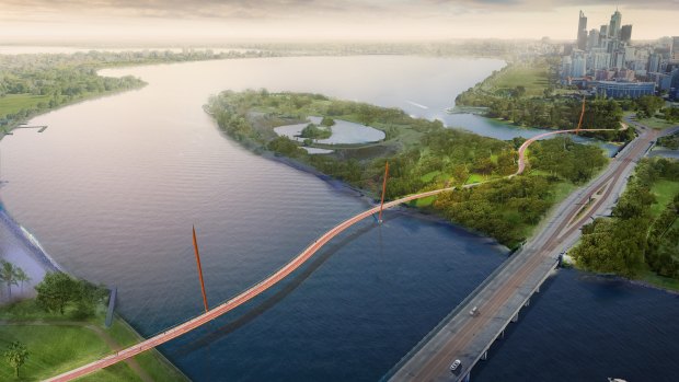 The new bridge would link Victoria Park and the city.