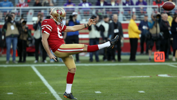 Mitch Wishnowsky is set to join a select club of Australians to have played in a Super Bowl.