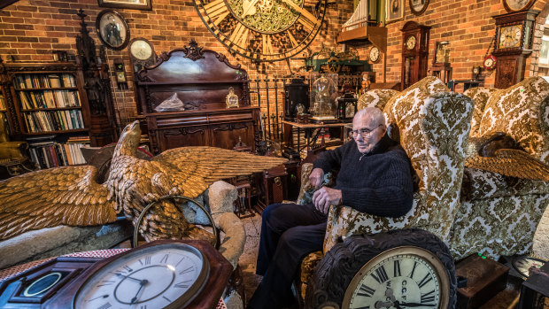 It's time: Melbourne clock collector and restorer Ken Hose's $1 million collection will go under the hammer at Leonard Joel auction house on June 25. 